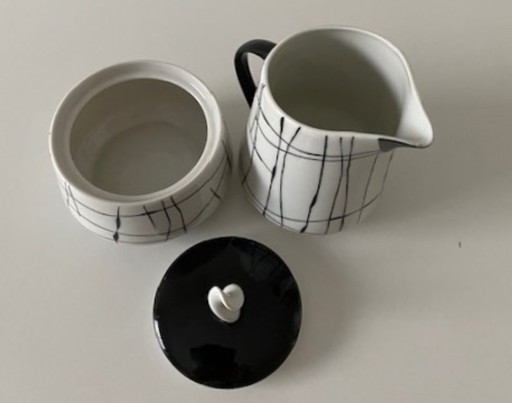 Chodziez 5 - piece mocha set "Prometheus" Danuta Duszniak 1957/1958