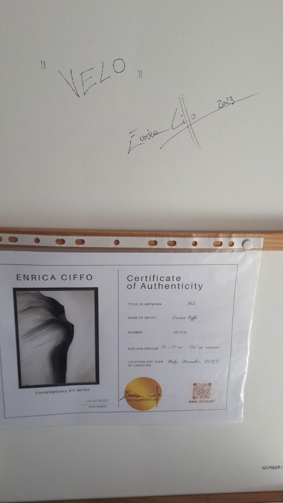 Image 1 of Enrica CIFFO - Bicycle (Sailing) - Artist's Painting