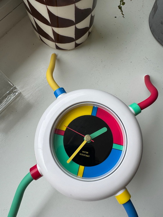 Orologio Vintage Spider Anni '80 – Stile Memphis – Scatola Originale – Plastica (photo 4 of 8)