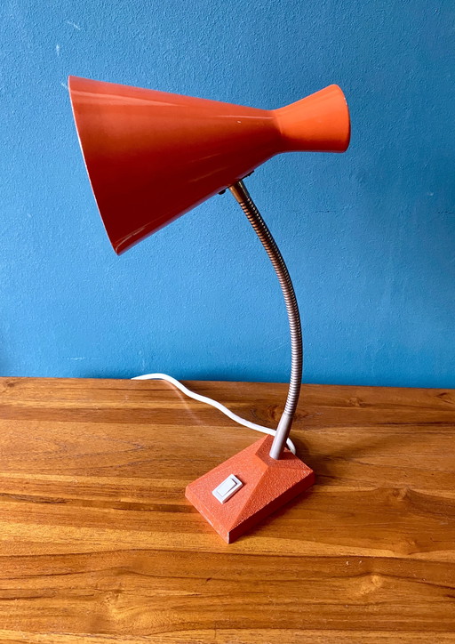 Diabolo table lamp table lamp Mid-Century 50s 60s vintage orange