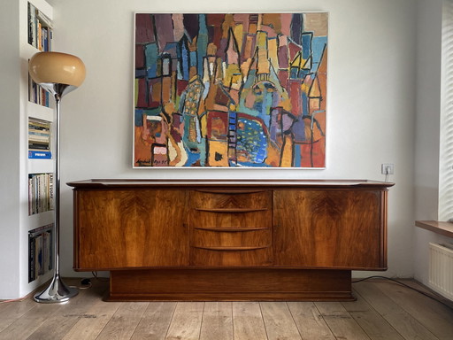 Modern Large Oil Painting by Hendrik Nijs 1996