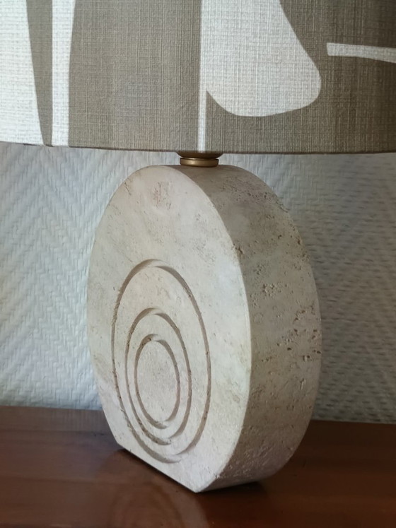 2x Travertine Lamps by Fratelli Mannelli – Table lamps (photo 8 of 14)