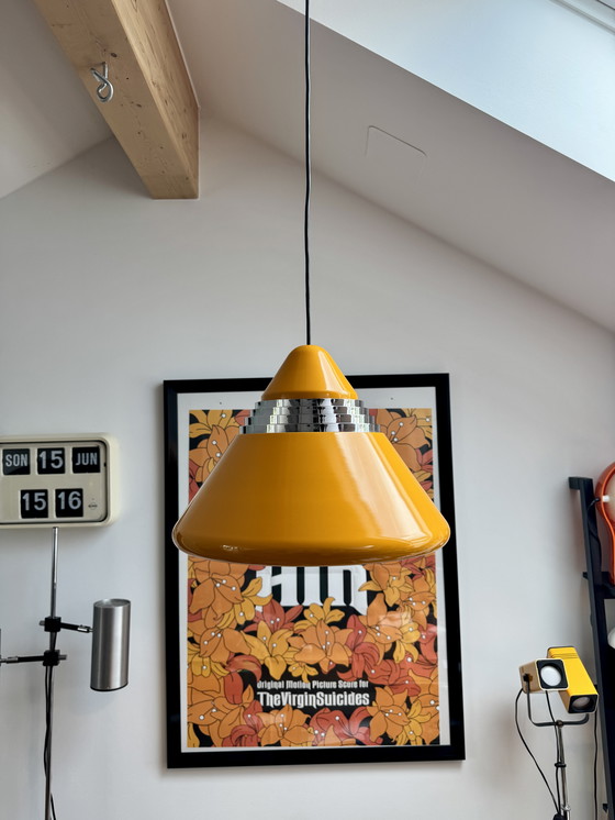 Image 1 of Lampada a sospensione Alfred Kalthoff by Staff Leuchten 1970s Space Age Design tedesco Lightning