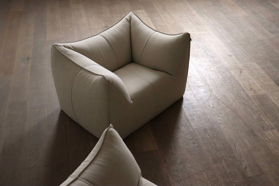 Image 1 of De Le Bambole bank en fauteuil van Mario Bellini voor B&B Italia, jaren 70.