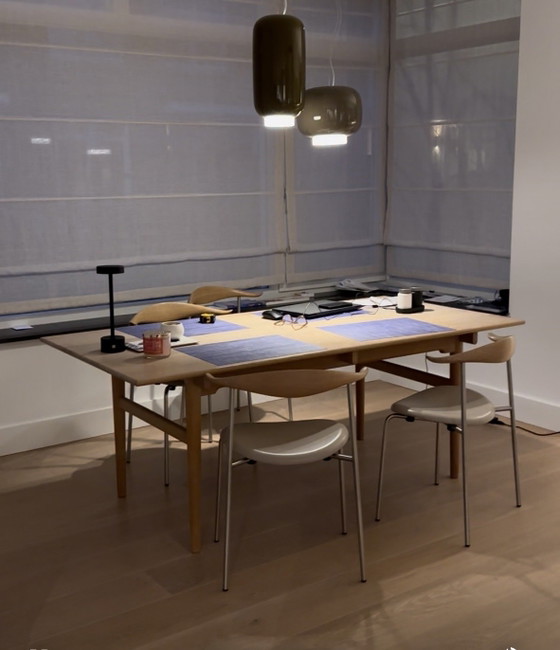 Image 1 of HAns J Wegner CH327 Dinning Table  Manufactured by Carl Hansen&Son