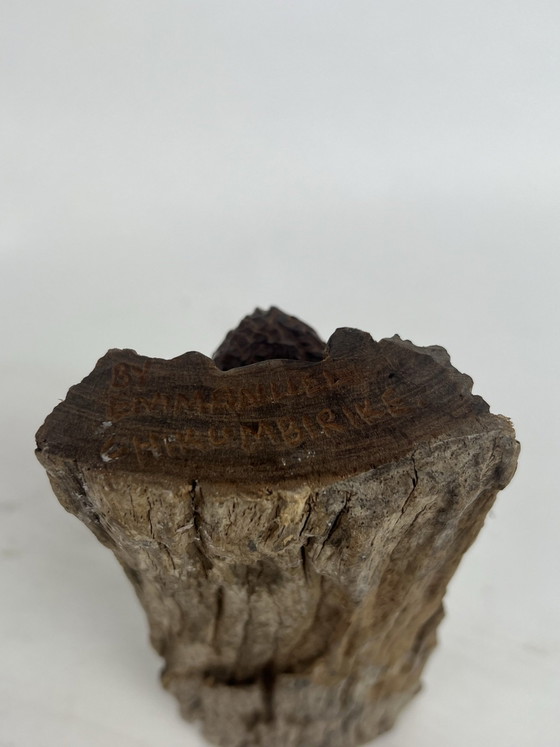 Artwork Emmanuel Chikumbirike wood Sculpture (RARE) (photo 6 of 6)