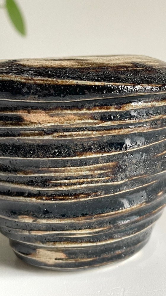 Image 1 of Vintage brutalistische handgemaakte vaas