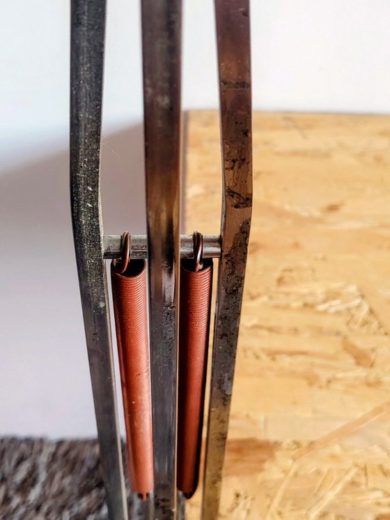 Image 1 of Terry Hala architectural industrial  table lamp. by H. Busquet for Hala,