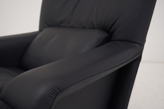 Rolf Benz 6500 Poltrona Funzione Relax Poltrona Reclinabile Pelle blu scuro – Poltrone (photo 4 of 9)