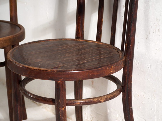 Antike Sessel im Thonet-Stil aus Bugholz – Mitteleuropa, circa 1930 - 2er-Set Stühle #3 (photo 23 of 40)
