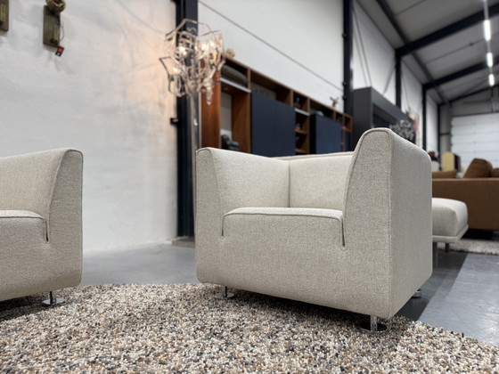 Image 1 of Gelderland 4800 Sitzgruppe 2,5, 2 Sitze & Sessel Zero Stoff