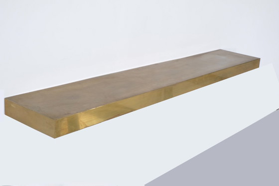 Image 1 of Small console in brass - Italy, 1960s