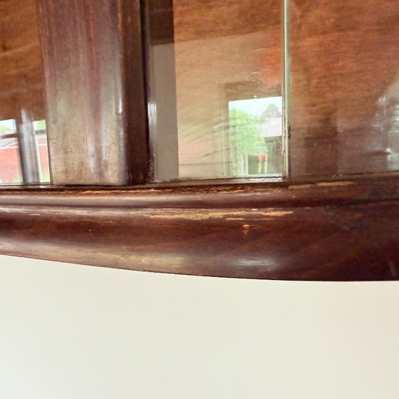 Image 1 of Subtle hanging display case with polished slats