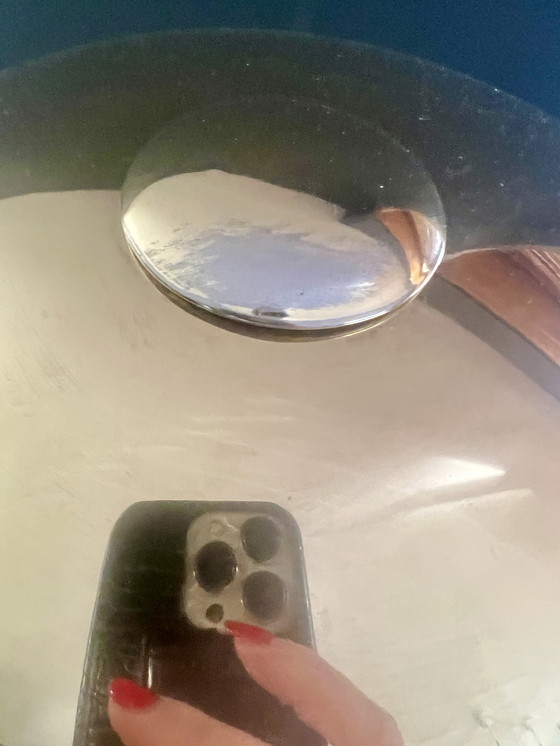 Image 1 of E. Hillebrand Bauhaus desk lamp model 7164, ca. 1930s. High-gloss polished brass.