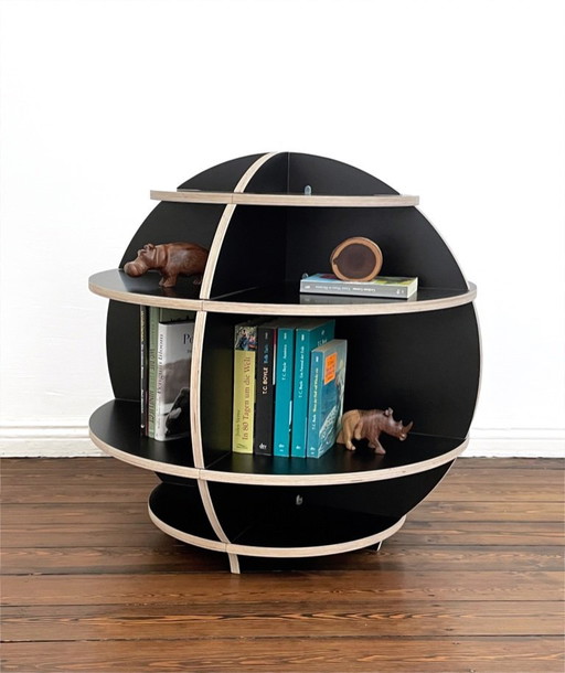 Estantería de pie Disko negra de ellips design