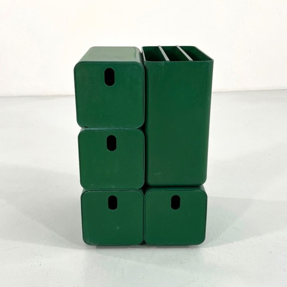 Image 1 of Mobiletto da scrivania verde di Georges Coslin per Longato, anni '60