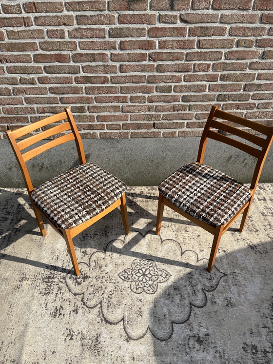 Image 1 of Two Vintage Mid - Century Centa Chairs.