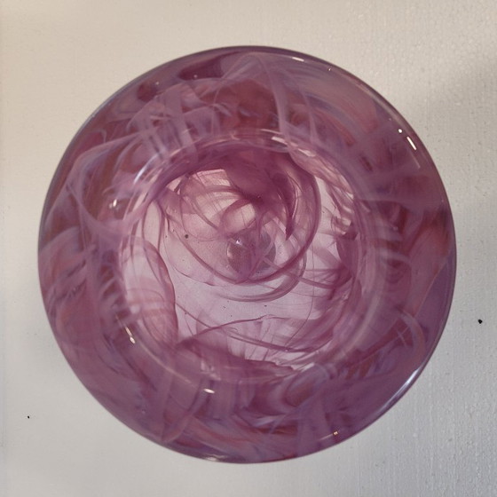 Image 1 of Vase „Atoll“, Anna Ehrner für Kosta Boda, geblasenes Glas, 80er Jahre – Schweden