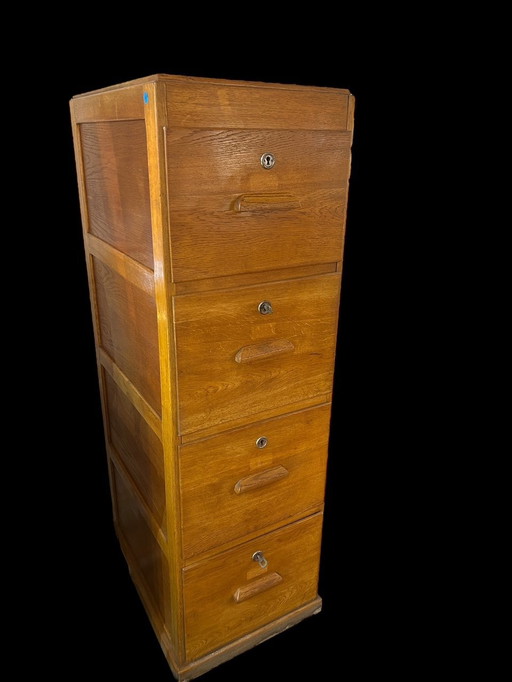 Solid Oak Craft Cabinet 1950