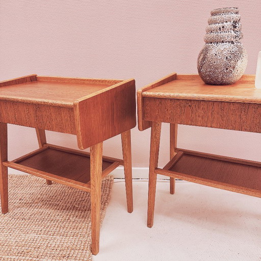 Pair of side tables made by Venesta Finland, 1960s