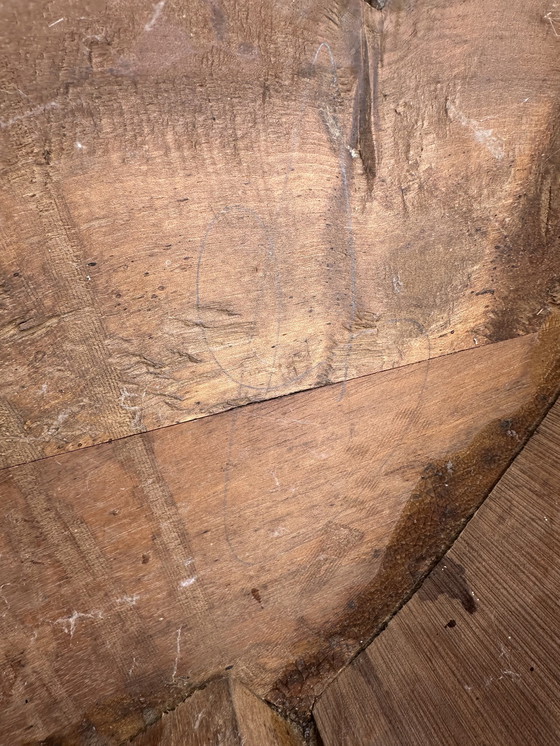 Image 1 of Table à abattant en noyer anglais - vers 1900