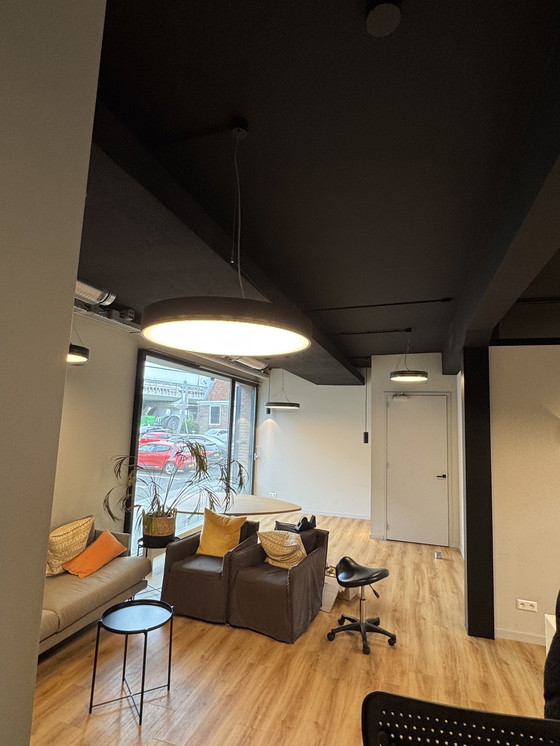 Image 1 of Plafonniers modulaires plats en forme de lune