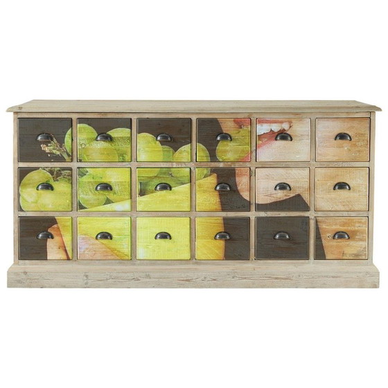 Vintage Chest of Drawers in Wood, 2010s – Sideboard, Metal, Rustic (photo 4 of 4)