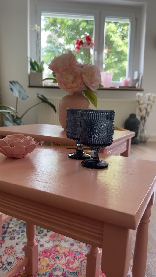 Bois véritable Pièces uniques Table d'appoint Décoration Antique