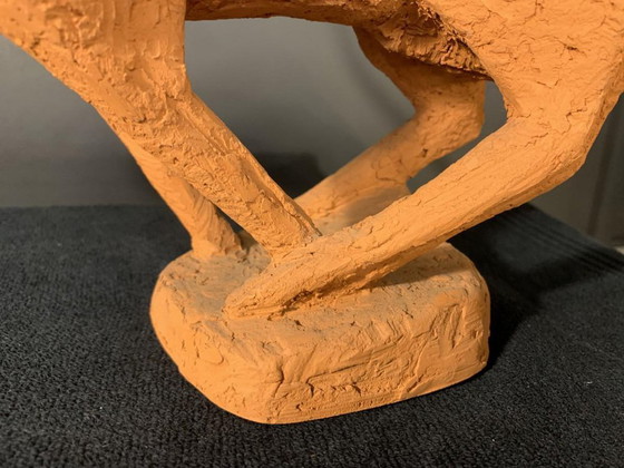 Sculpture animale cheval en terre cuite de Mario Peruggini, années 1960 – Ceramic, Mid Century Modern (photo 4 of 14)