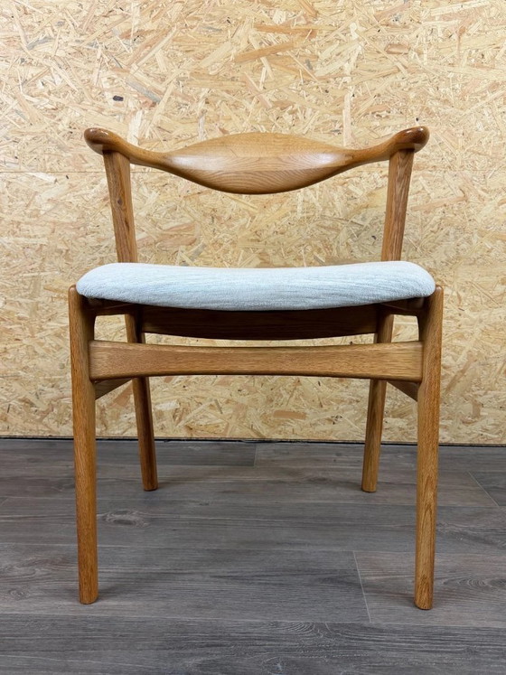 Chaise en Chêne des Années 60 70 Chaise de Salle à Manger Fauteuil d'Erik Kirkegaard Modèle 49 (photo 4 of 18)