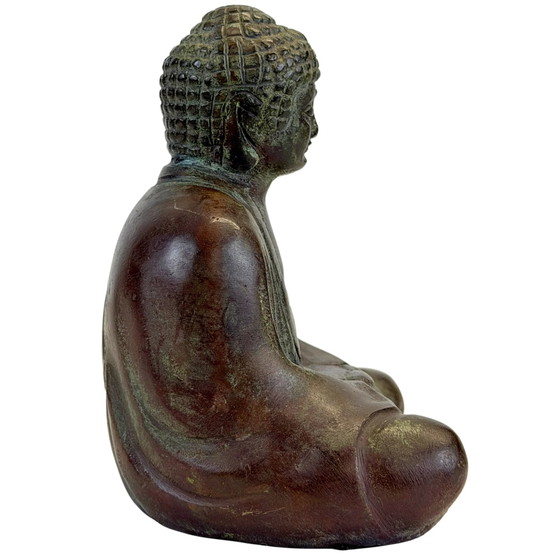 Buda japonés de bronce sentado – principios del siglo XX – 12,5 cm – Esculturas, Bronze (photo 5 of 11)