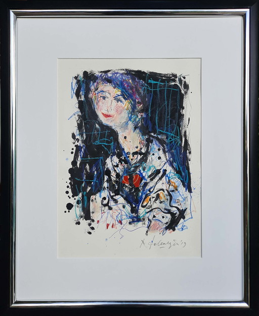 Kees Salentijn - Mujercita Joven dibujo