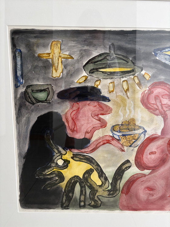Wim Worm “I mangiatori di patate” – Litografie e stampe, Paper (photo 6 of 12)