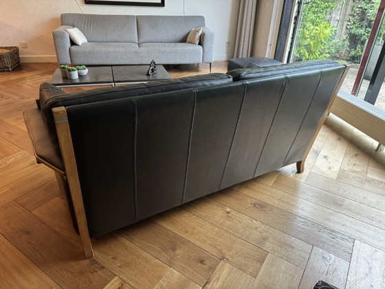 Authentisches Design Schuitema 2 Sitzer Ledersofa - Unbeschädigt - – 2 Sitzer Sofas, Wood, Leather (photo 9 of 18)
