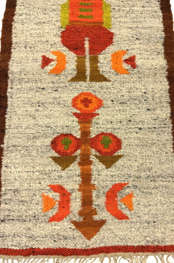 Wool Kelim Wall Hanging Poland 1970s – Wall decoration (photo 4 of 5)