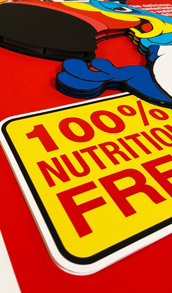 Image 1 of Engels, Ron - Froot Looped - 3D-constructie - Handtekening