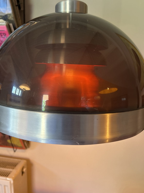 Lampada a sospensione vintage Dijkstra Space Age – Lampade a sospensione, Metallo, Plexiglass (photo 2 of 6)