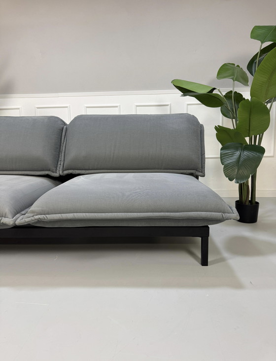 Image 1 of Rolf Benz Nova Designer Sofa Couch Grau Schlaffunktion