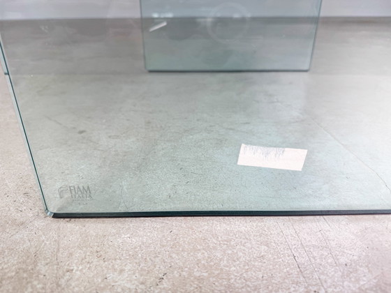 Image 1 of Mesa de centro original Fiam Italia, mesa auxiliar de cristal, años 80