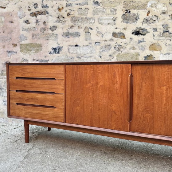 Image 1 of Danish teak sideboard P. T. Aalborg, 1960