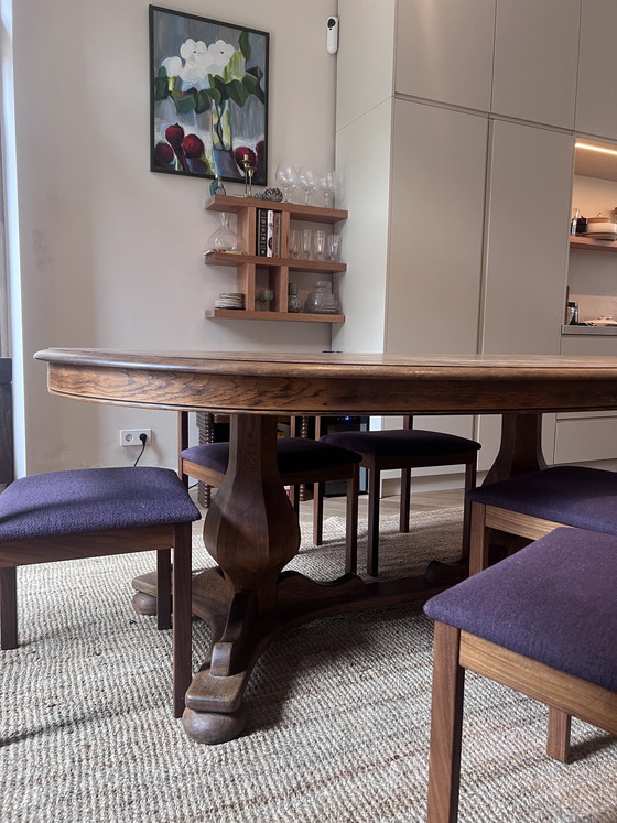 Image 1 of Houten eettafel