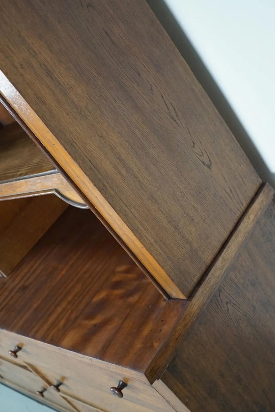 Image 1 of Grand meuble ancien Art Déco en chêne, style boutique de chocolat allemande, années 1920