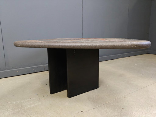 Mesa de centro atribuida a Paul Kingma, años 80