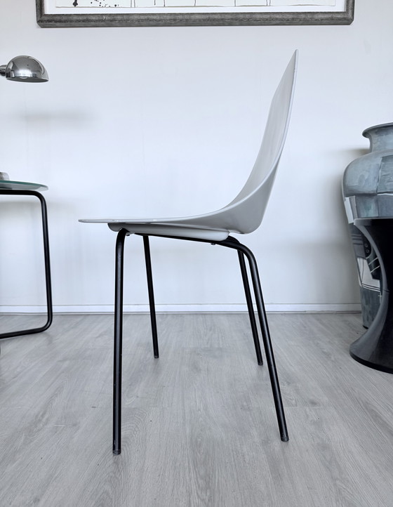 Image 1 of 4x chaises Tonneau vintage design by Pierre Guariche