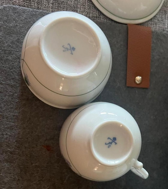 Image 1 of Servizio da caffè Fürstenberg Weinberg - porcellana con pittura a mano