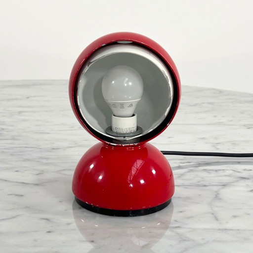 Lampes de table Red Eclisse de Vico Magistretti pour Artemide, années 1960