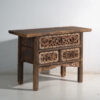Consola china antigua con calados tallados – China, c. 1900 – Wood (photo 9 of 40)