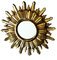 Vintage French Giltwood Sunburst Wall Mirror, 1950s (photo 10 of 10)