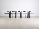 5x Originele Locus Solus Stoelen Poltronova Gae Aulenti Metalen design