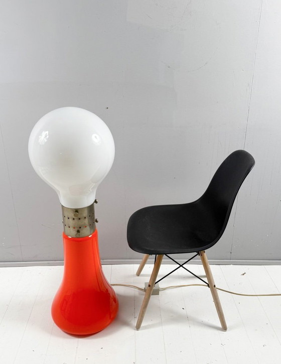 Image 1 of Lampadaire de style Space Age conçu par Carlo Nason pour Mazzega, modèle : « Brillo », Italie, années 1970